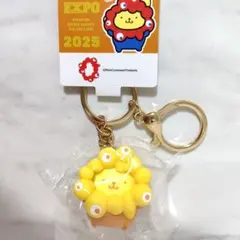 ポムポムプリン　サンリオ ミャクミャクなりきり 推しカラー キーホルダー