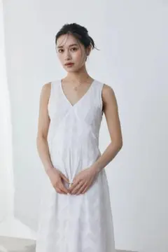 Laubeblanc Cut jacquard sheer Dress - メルカリ