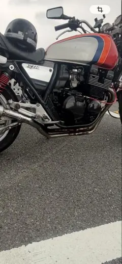ホンダ CBX400F CBR400F サタケ 手曲げ黒鉄マフラー45パイ - メルカリ