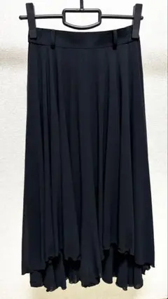 黒フレアスカート(アシンメトリー) / 社交ダンス / ダブルフレア