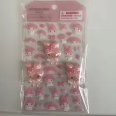 マイメロディ オーロラ立体シール サンリオ マイメロ