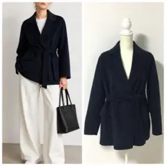 極美品 クチートアマーノ マックスマーラ アンゴラ ロングコート