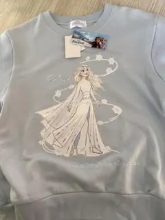 Frozen エルサ トレーナー 水色