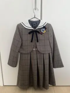 【美品】East Boy チェック柄　フォーマルワンピース 130サイズ