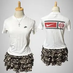 NIKE ナイキ Tシャツ カットソー 半袖 白 ロゴ 古着 Y2K