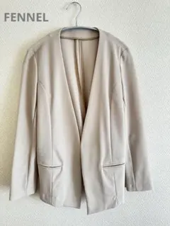 フェンネル　ノーカラージャケット
