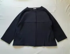 and myera　ノーカラージャケット　LL　フェリシモ