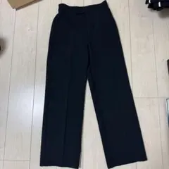 GU ブラック ストレートパンツ M
