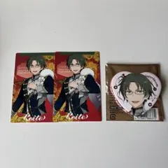 あんスタ　スタフォニ　缶バッジ＆カード　蓮巳敬人　紅月　3点セット