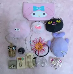 ぬいぐるみキーホルダーヘアゴムイヤーカフなどまとめ売り 不用品