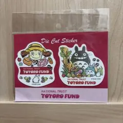 となりのトトロ ダイカットステッカー さくらんぼ色