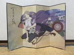 劇場版 夏目友人帳 夏目貴志 ニャンコ先生 描き下ろし4曲屏風 アマゾン