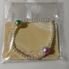 ハンドメイド ビーズブレスレット