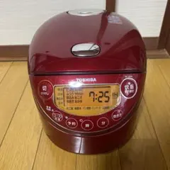 TOSHIBA IH炊飯器 RC-10VRN 赤 東芝 真空IH - メルカリ