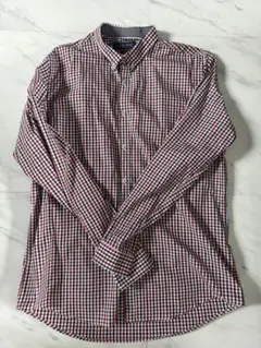 ZARA MAN チェック柄 ボタンダウンシャツ スリムフィット XLのサムネイル