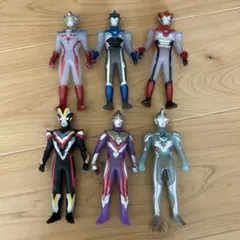 ウルトラマンフィギュア 6体セット ソフビ