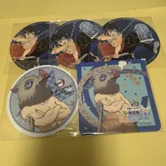 鬼滅の刃　吾峠呼世晴原画展 マチアソビ　映画村　嘴平伊之助 コースター　5枚