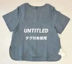 アンタイトル アイレットリネンブラウス 刺繍 洗える 大きいサイズ 