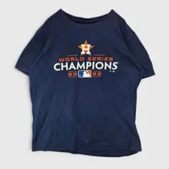 【Fanatics】MLB アストロズ 半袖Tシャツ 紺 M相当 【V463】