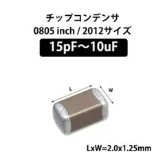 ★20個★2012サイズ/ 0805 inch★チップ積層セラミックコンデンサ