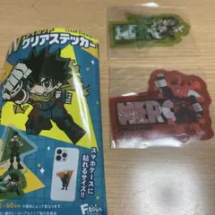 ヒロアカ　クリアステッカー　梅雨ちゃん、エンデバーセット