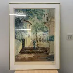 【荻須 高徳/0guiss】 素描、版上サイン入り、希少、新品額装付33 荻須 高徳/0guiss】 素描、版上サイン入り、希少、新品額装付33 - メルカリ