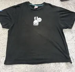 CUNE キューン　シュガーカット　Tシャツ　ブラック　コットン　バックプリント