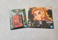 《鬼滅の刃》一番くじ　ラバーマスコット＆ミニ色紙　煉獄杏寿郎