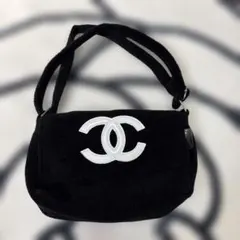 CHANEL 黒ブラック ショルダーバッグ ノベルティ - メルカリ