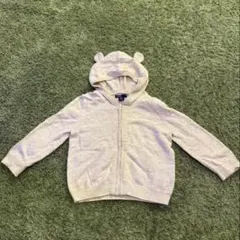 GAP ベイビー　ニット　ジッブ　パーカー　クマ耳