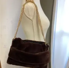 フワモコチェーンショルダーバッグ