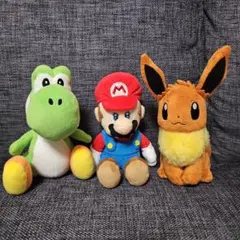 マリオ ヨッシー イーブイ ぬいぐるみ 3点セット　正規品
