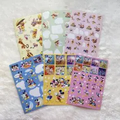 平成レトロ 当時物 ディズニー ミッキー ミニー プーさん シールセット