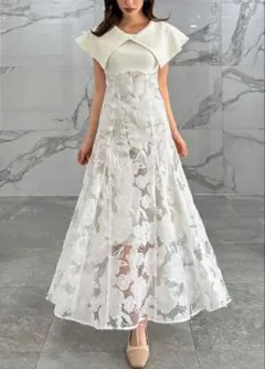 新品未使用 dazzlin ダズリン オパールフラワーコルセットワンピース