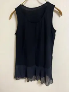 黒のノースリーブチュニック M