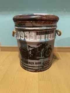 アンティーク　ヴィンテージ風　収納スツール