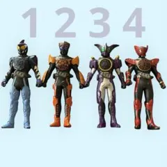 仮面ライダーオーズソフビフィギュアセット 約17cm～18cm I・T・A・T