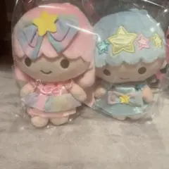 キキララぬいぐるみセット（リボン・星デザイン）