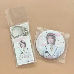 櫻坂46 藤吉夏鈴 JR東日本 コラボ 駅名標風キーホルダー 缶バッジ セット