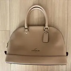 COACH 2way ハンドバッグ　ショルダーバッグ　ベージュ