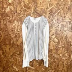 A.P.C. 長袖カットソー ロンT ストライプ ホワイト レディース 1 S