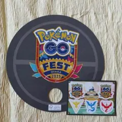 Pokémon GO FEST 2025 うちわとステッカーセット