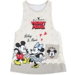 ミッキーマウス ミニーマウス エプロン 大人 保育士