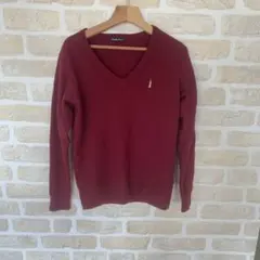 イーストボーイ　制服　ワインレッド　Vネック セーター