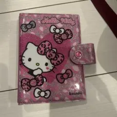 ハローキティ ヒョウ柄 シール手帳