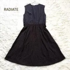 【新品タグ付】RADIATE 綿100% レース切替ワンピース 春夏 上品