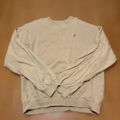 GRAMICCI ベージュ スウェット Lサイズ