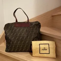FENDI ズッカ柄 折り畳みバッグ パッカブル ヴィンテージ