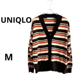 UNIQLO✖️MARNIメリノブレンドボーダーオーバーサイズカーディガン長袖　M