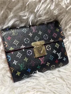 Louis Vuitton モノグラム・マルチカラー 三つ折り財布